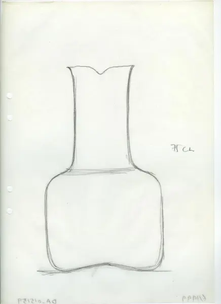 Glasföremål [skiss]