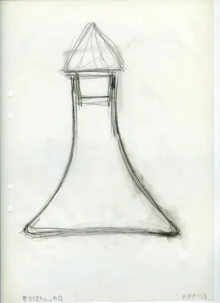 Glasföremål [skiss]