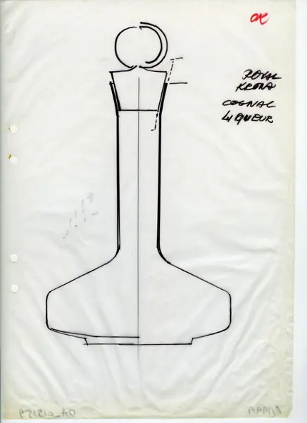 Glasföremål [skiss]