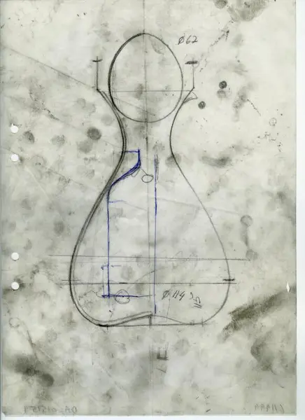 Glasföremål [skiss]