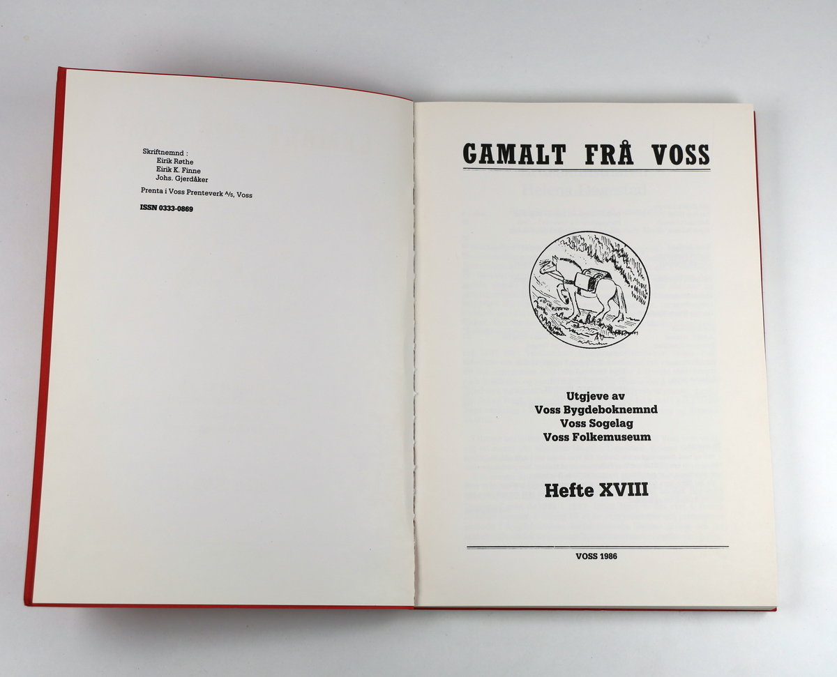 Bok frå boksamlinga til Olav H. Hauge.