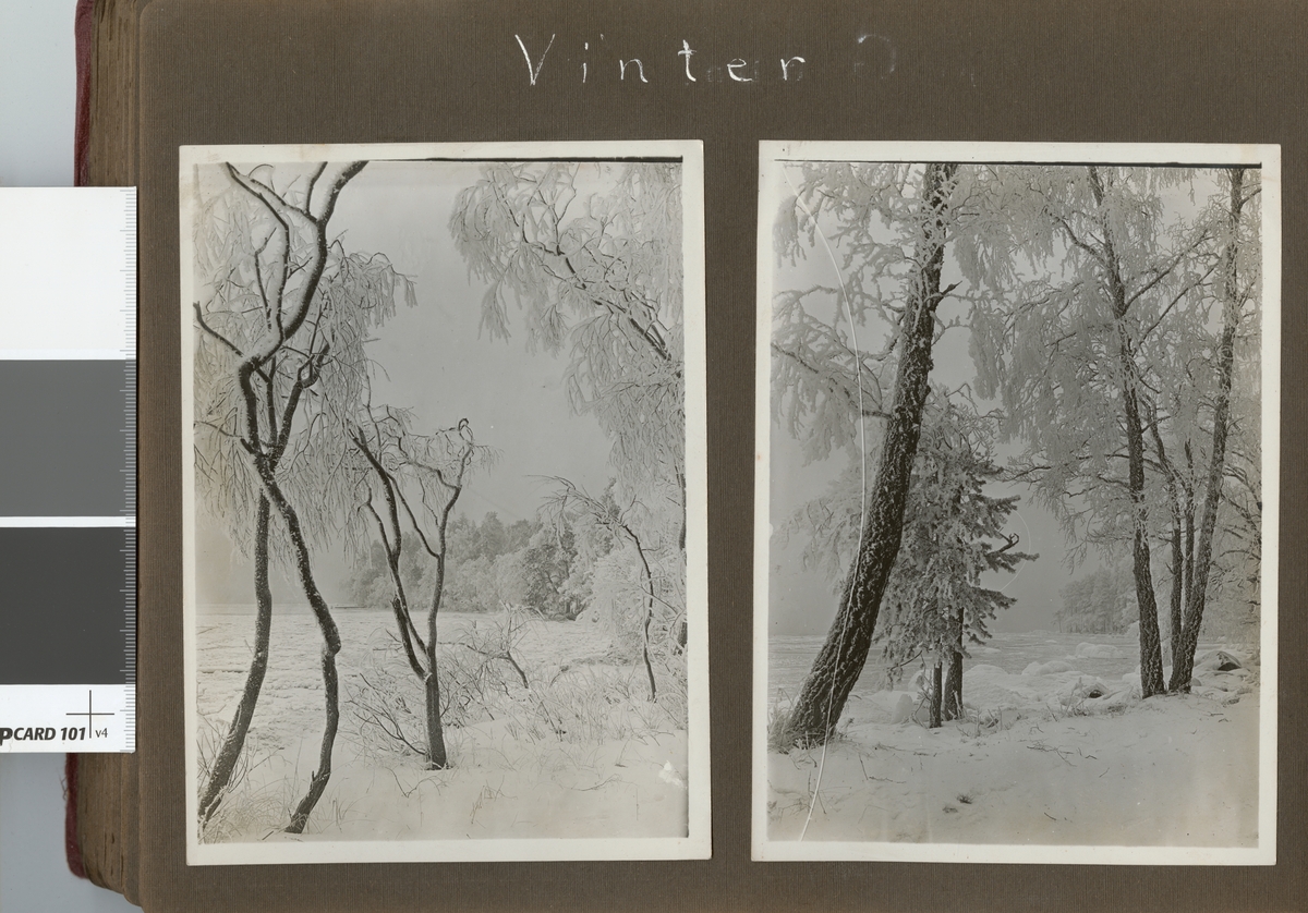 Text i fotoalbum: "Vinter på Gråbo".