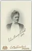 Porträtt på Elin Berglund foto från 1901.