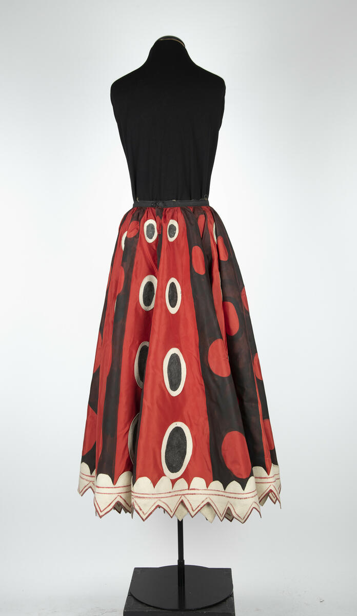 Kjol använd i uppsättningen "Den trekantiga hatten".