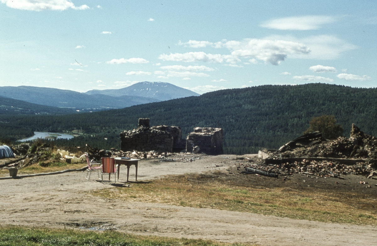 Brannruin Stortrøa, Vingelen 1977