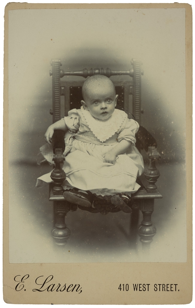 Portrett bilde av en baby
