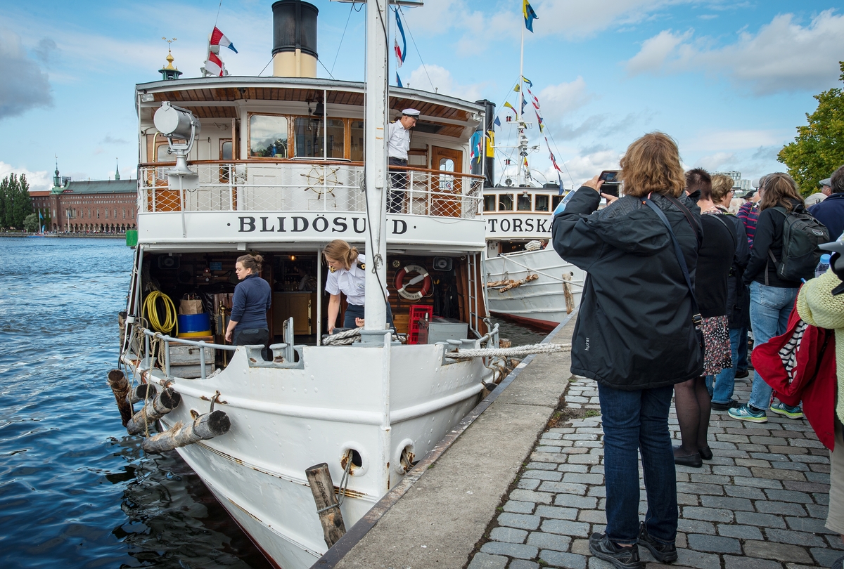  Ångtrafiken 200 år. Tur till Drottningholm ombord på M22 2018.