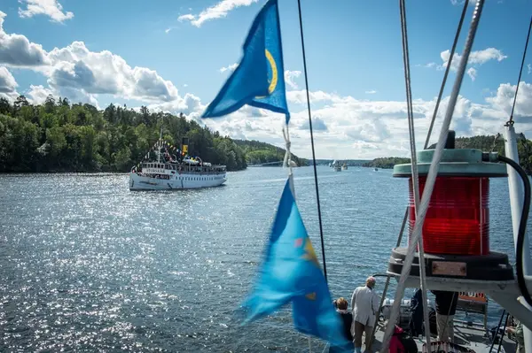 Ångtrafiken 200 år. Tur till Drottningholm ombord på M22 201