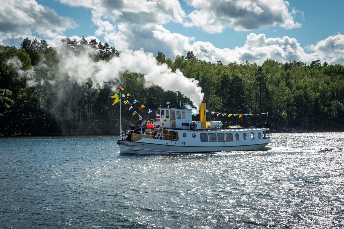  Ångtrafiken 200 år. Tur till Drottningholm ombord på M22 2018.