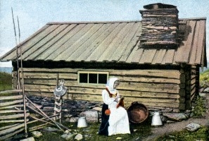 Brevkortalbum datert 1913 med barnekort, ungdomskort men flest julekort, ulike produsenter.