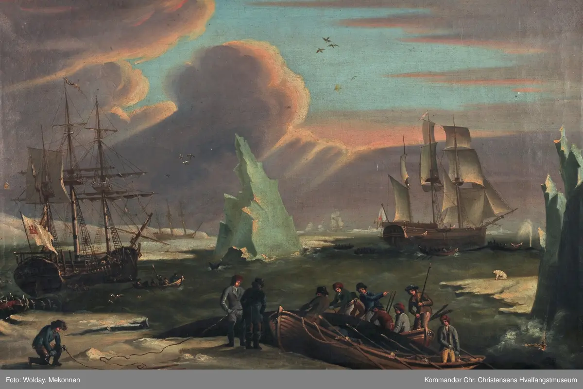 Fangstscene fra Nordishavet