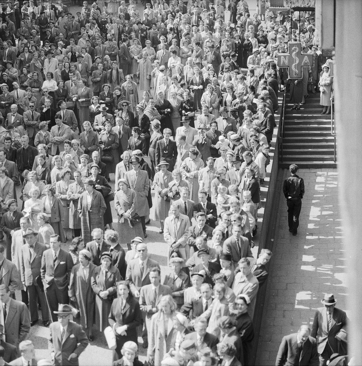 Drottning Elizabeth II på statsbesök, Stockholm 1956