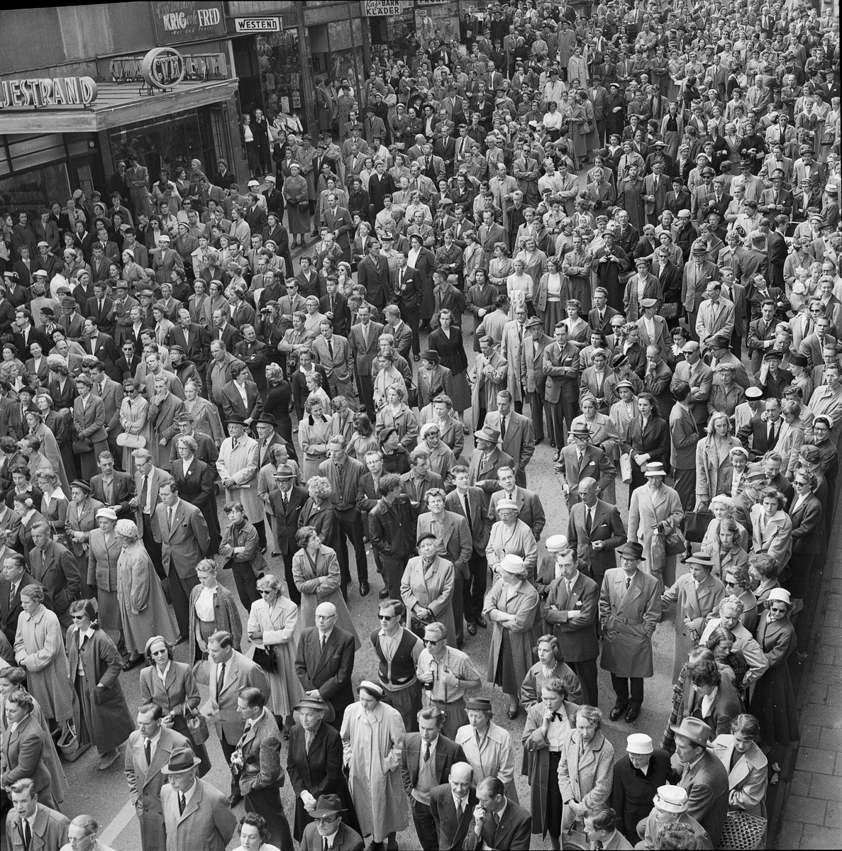 Drottning Elizabeth II på statsbesök, Stockholm 1956