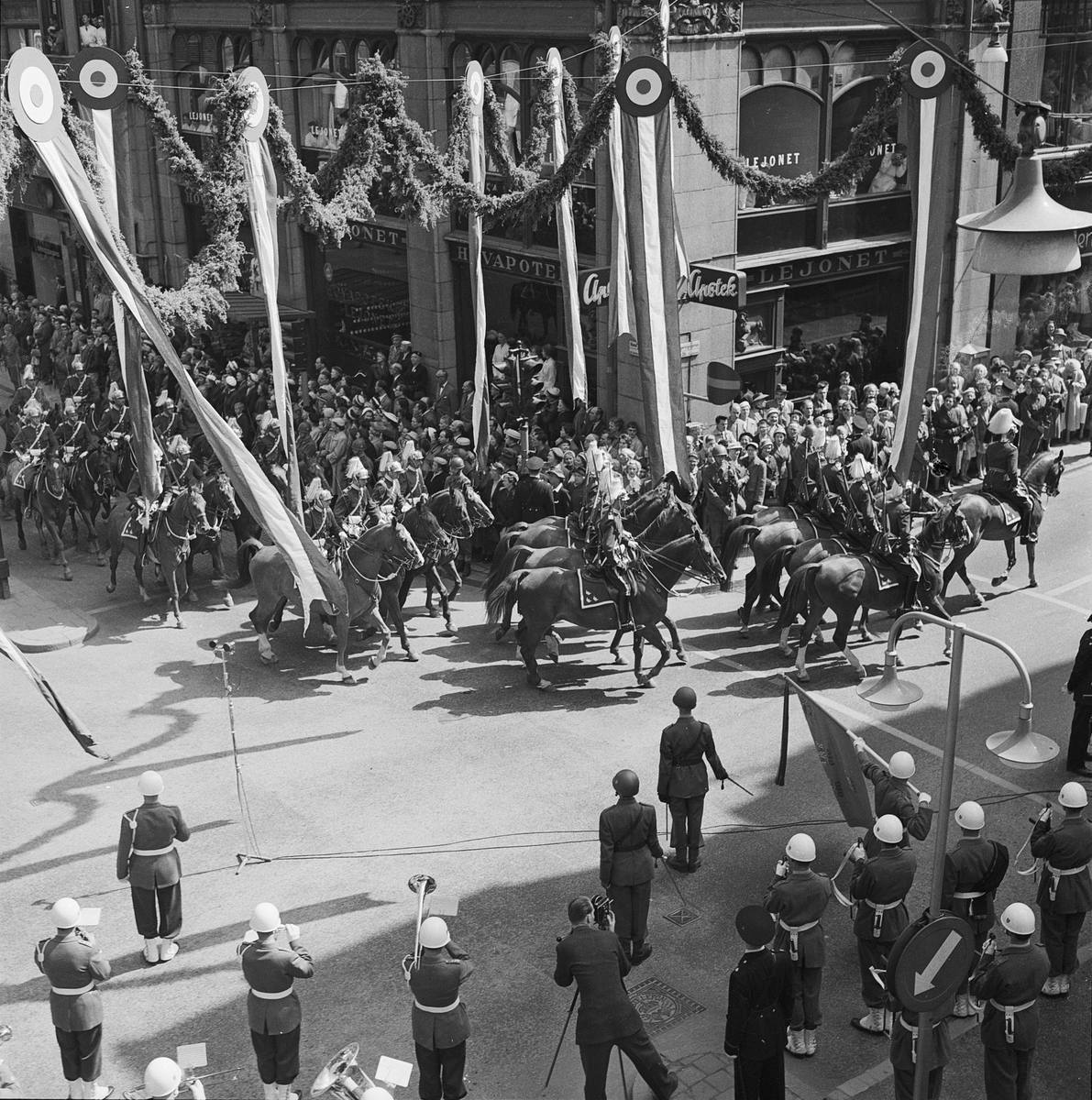 Drottning Elizabeth II på statsbesök, Stockholm 1956
