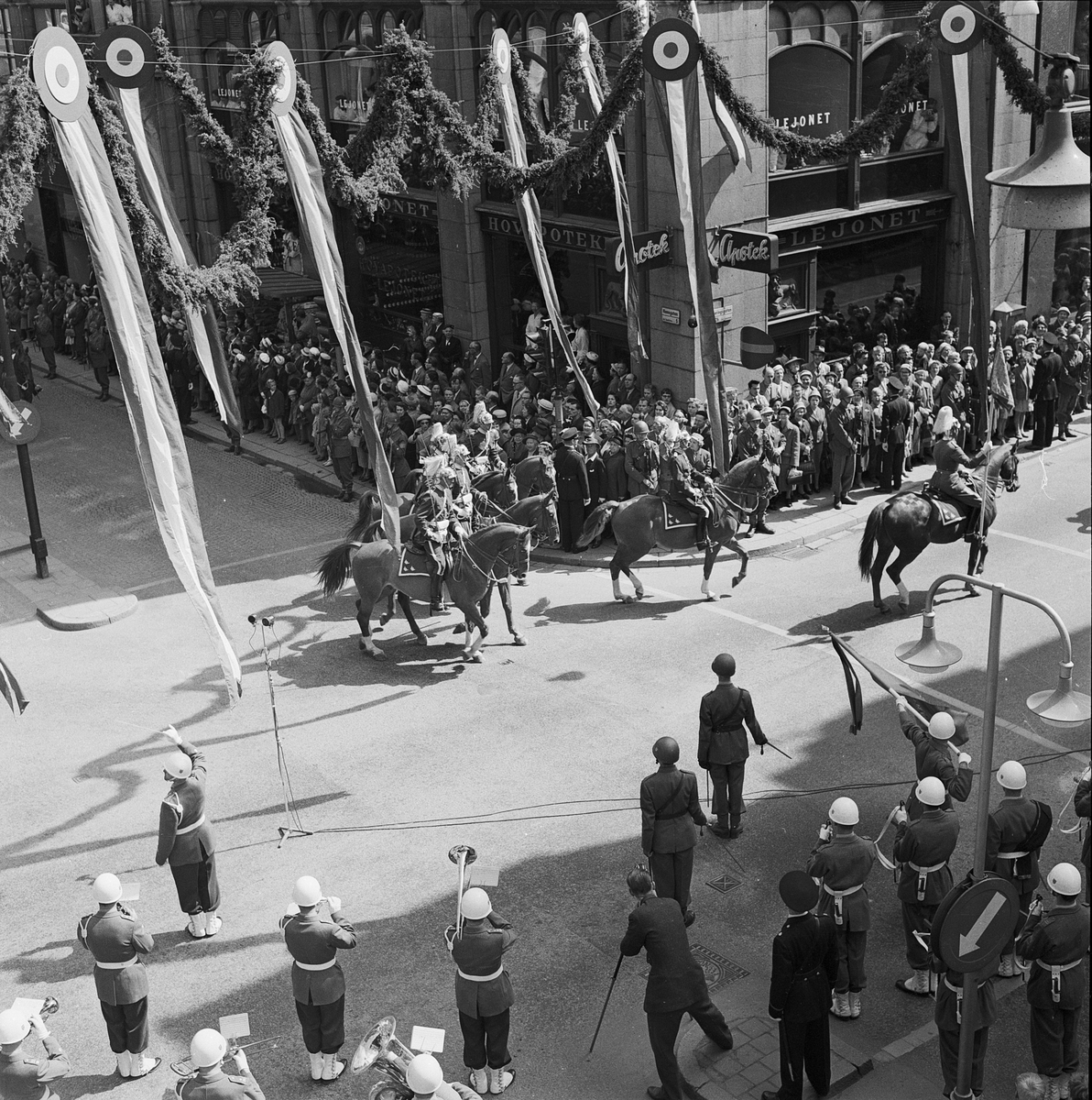 Drottning Elizabeth II på statsbesök, Stockholm 1956
