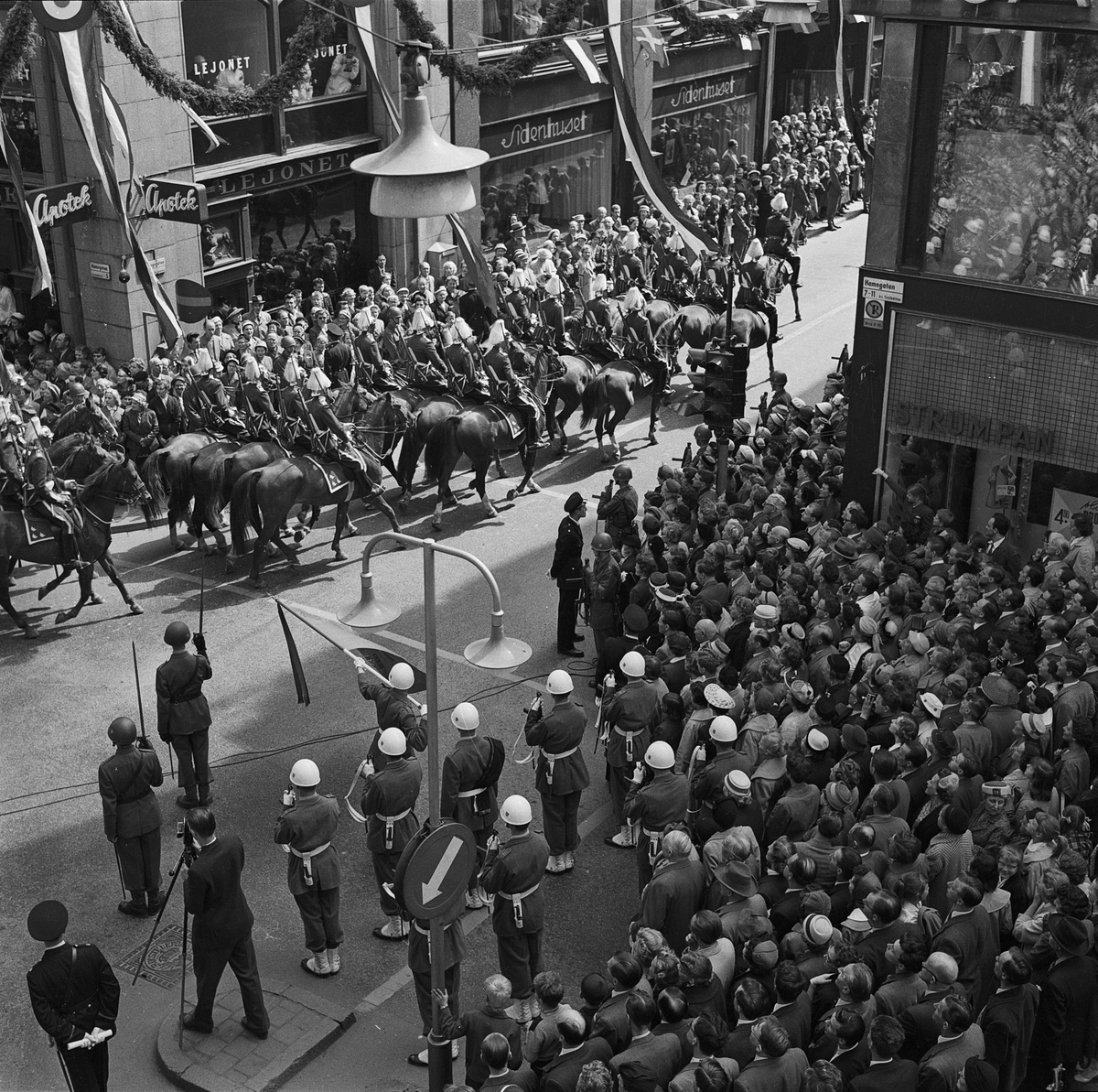 Drottning Elizabeth II på statsbesök, Stockholm 1956