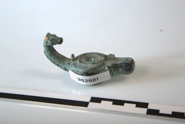 Oljelampe, terrakotta grønn