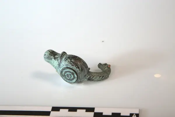 Oljelampe, terrakotta grønn