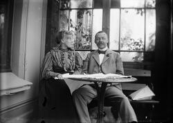 På glassverandaen i Gyldenløves gate 43.