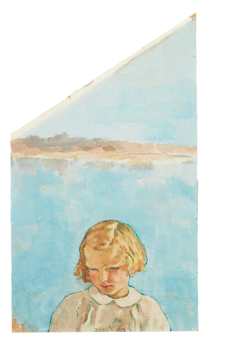 1940 olja på masonit i 13 delar. Donation år 2015. Sommaren 1940 vistades Lotte Laserstein på Stenvik utanför Mariefred. Stenvik ägdes då av familjen Sjögren. Karin Hallin (född Sjögren) arbetade vid denna tid på det ansedda Galerie Moderne i Stockholm. Troligen kom Laserstein i kontakt med Sjögren på Stenvik genom konstgalleriet. Som tack för vistelsen målade Laserstein denna väggmålning åt värdparet, anpassad till ett speciellt rum i villan. I målningen figurerar olika personer som ingick i konstnärinnans närhet sommaren 1940. Lotte Laserstein föddes i Ostpreussen. Hon gick ut konstskolan Vereinigte Staatsschulen für freie und angewandte Kunst i Berlin 1927 och blev snabbt uppmärksammad för sitt porträttmåleri. Hon fick stora framgångar, men i och med nazisternas maktövertagande 1933 avbröts hennes lovande karriär. Laserstein fick som judinna allt svårare att utöva sitt yrke i Tyskland, men genom en utställning på Galerie Moderne i Stockholm 1937 öppnades en möjlighet för henne att lämna sitt hemland. Genom att ingå ett skenäktenskap kunde hon bli svensk medborgare och stanna i Sverige. Hon var först bosatt i Stockholm och senare i Kalmar. Hennes mor som var kvar i Tyskland dog 1943 i koncentrationslägret Ravensbrück efter att ha blivit nekad inresetillstånd till Sverige.Laserstein fortsatte att måla även efter flykten till Sverige. Hon etablerade sig som porträttmålare och har utfört ett stort antal representativa och karaktäristiska porträtt för offentlig miljö och privata hem, bland andra av Torgny Segerstedt som också ingår i Kalmar konstförenings samling. Sternverdunkelung var namnet på Judiska Museets utställning om henne och poeten och nobelpristagaren Nelly Sachs sommaren 2005, en påminnelse om två tysk-judiska kvinnor som båda tvingades i exil och kom till Sverige. Utställningar i London 1987 innebar början på en internationell återupptäckt av hennes konstnärskap. Två prestigefyllda Londongallerier ställde ut hennes verk under titeln: Lotte Laserstein: Paintings and Drawings from Germany and Sweden, 1920–1970. År 2003 fick hon en förnyad uppmärksamhet också i Tyskland genom en utställning på Museum Ephraim-Palais i Berlin. Meine einzige Wirklichkeit var temat för Berlinutställningen, ett citat från Laserstein som såg konsten som den verklighet hon levde i och för. Verklista för samlingsutställningen 2016, Kalmar konstmuseum