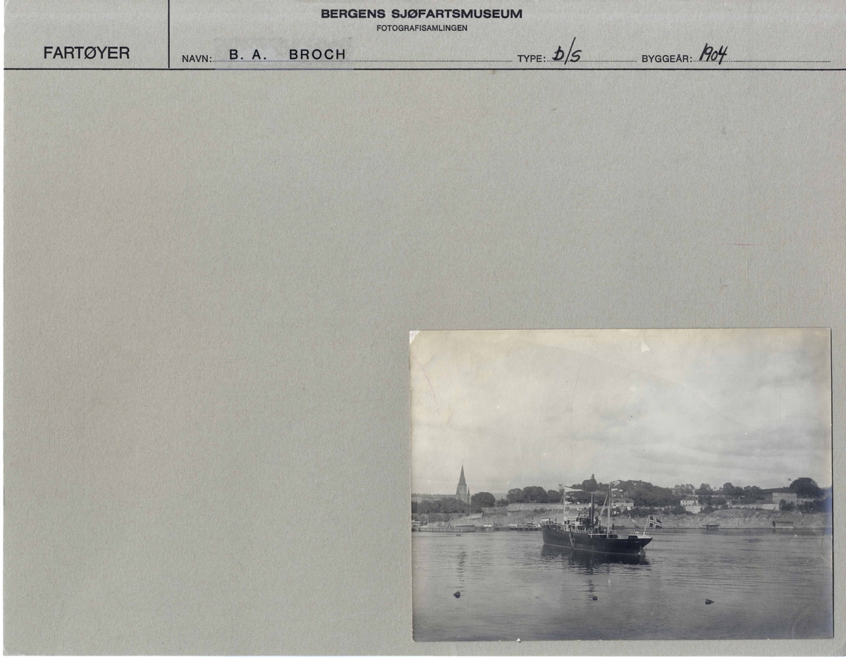 DS B. A. BROCH (bygget 1904).