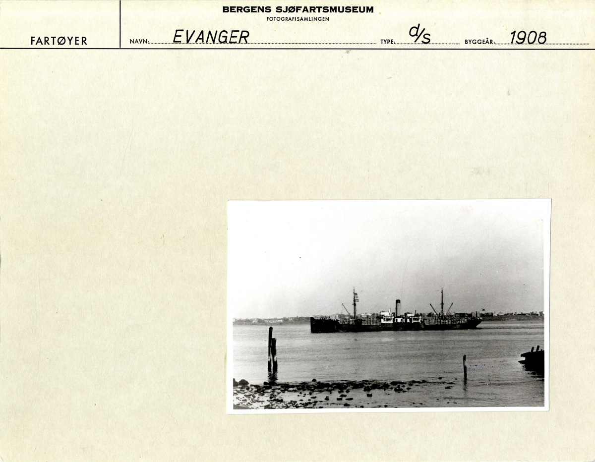 DS EVANGER (bygget 1908).