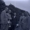 Ruben Wagnsson med astronomer angående solförmörkelsen 1953.