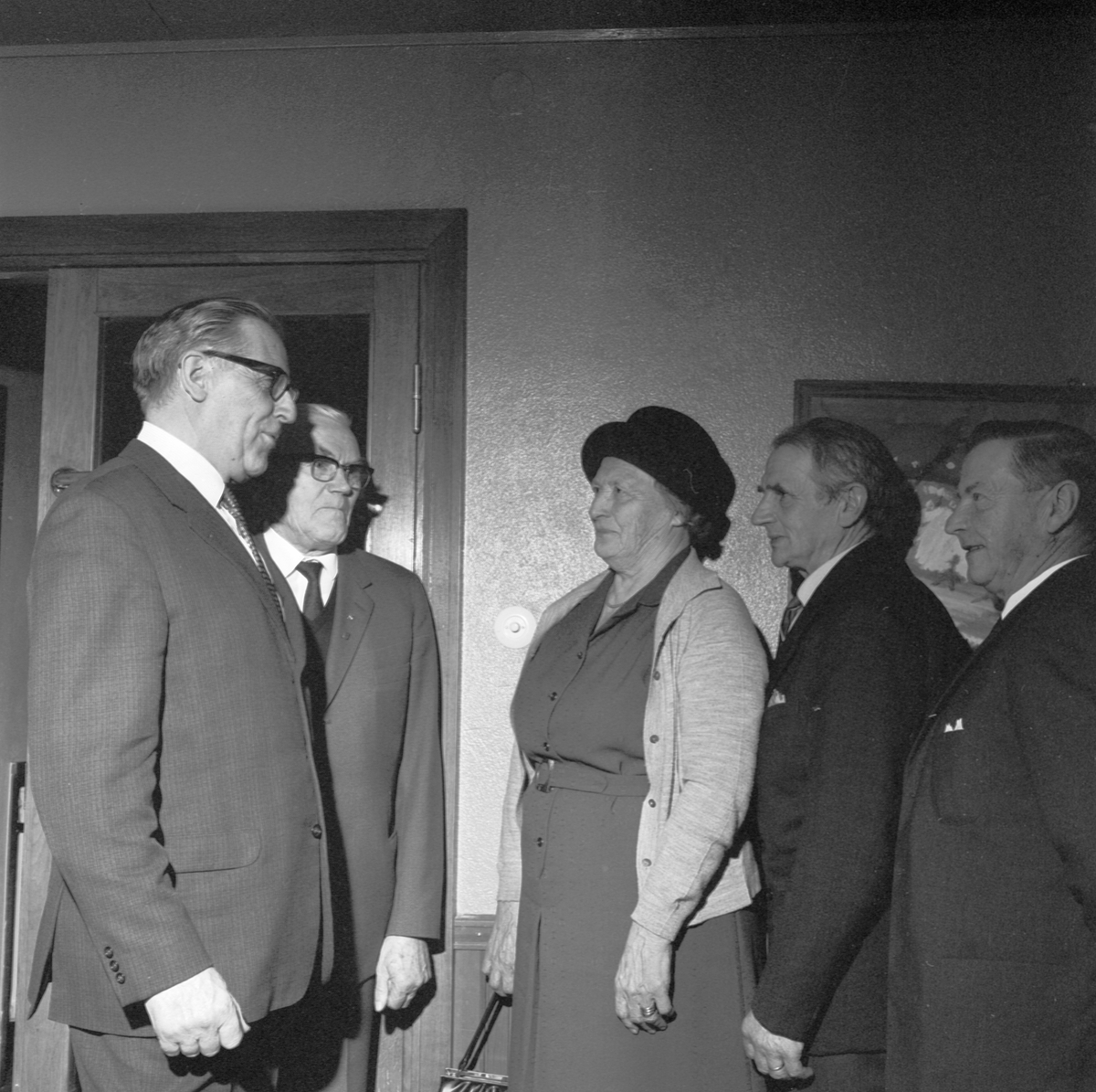 Pensionärsträff i Örbyhus, Uppland 1970