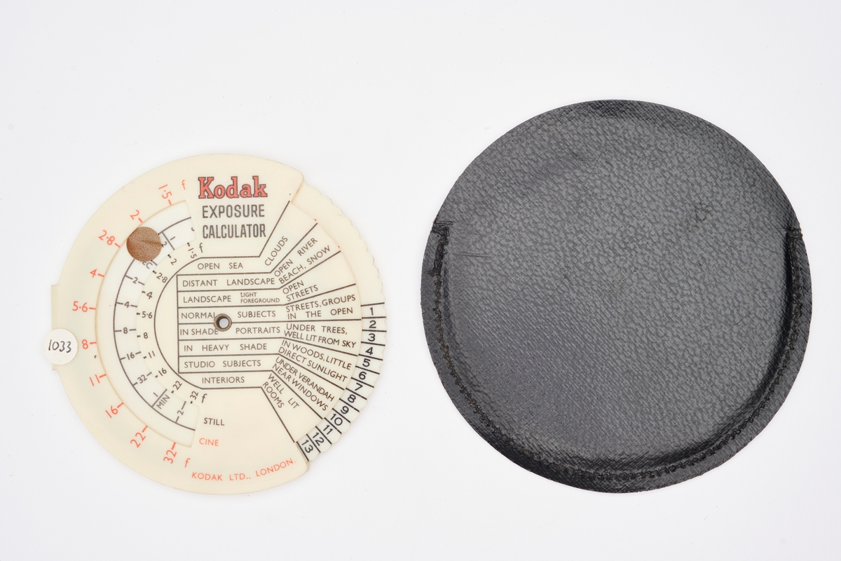 Exposure Calculator er en eksponeringstabell, produsert av Kodak fra 1940 til 1950. Tabellen ligger i et skinnetui.