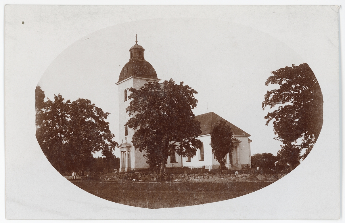 Brevkort - Alunda kyrka, Uppland