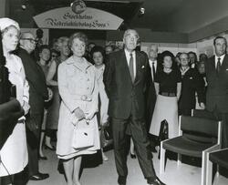 Jubileumsutställningen "Rederi Svea 100 år". Prins Bertil sa