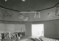 Utställning i runda rummet på Sjöhistoriska museet. Del av f