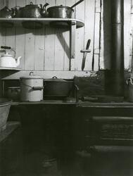 Samlingarna under uppordnade våren 1936. Utställningen i Sjö