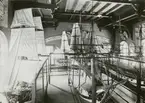 Marinmuseum på Strandvägen 58 åren 1926-1935. Utställning i örlogsavdelningen. Stora modellsalen.