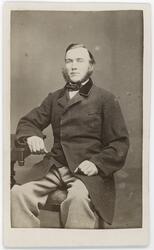 Kabinettsfotografi - man, Uppsala