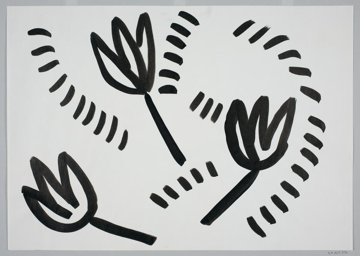 Tulipa [skiss] -Designarkivet / DigitaltMuseum