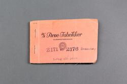 Vareprøver frå Arne Fabrikker