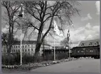 Ystad station vid Nils Holgersson turen med Statens Järnvägar, SJ.