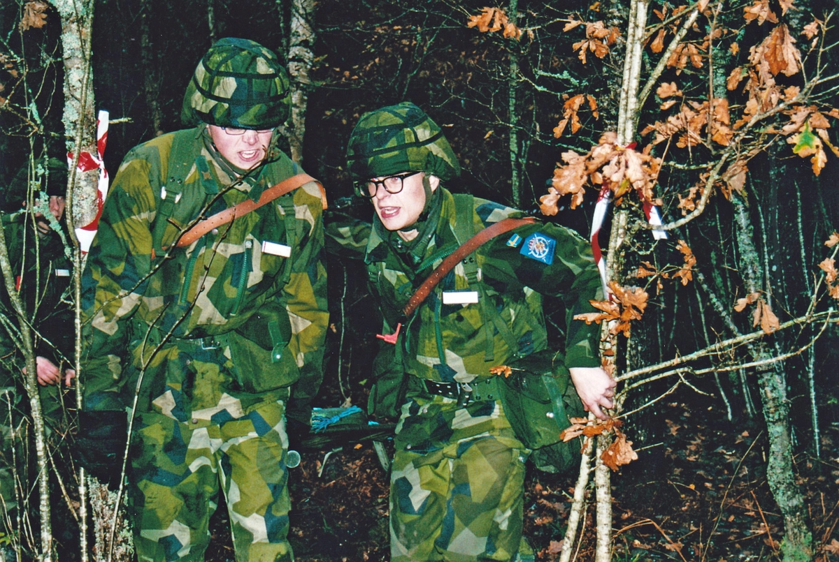 Gruppfälttävlan Göta Trängregemente i oktober 2000.