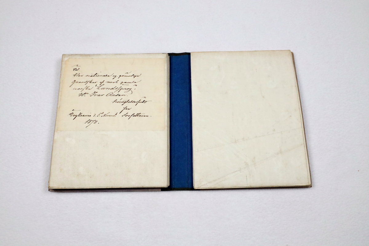 Kart frå boksamlinga til Ivar Aasen