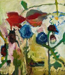 Fuzzy joy [Olje på lerret]