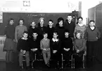 Stenstorps skola 1963. Lärare Vylly Härström.