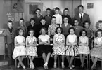 Dala skola klass 3-4 (ev. 1958).