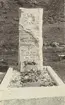 Bild från expedition i Antarktisområdet. Motiv av Ernest Shackletons gravmonument på Grytvikens kyrkogård.