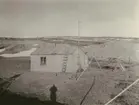 Fotografi från Ahlmannexpeditionen 1931. Motiv av expeditionens basstation 