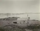 Fotografi från Ahlmannexpeditionen 1931. Motiv av basstationen 