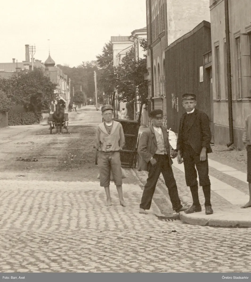 Fredsgatan mot öster från Storgatan