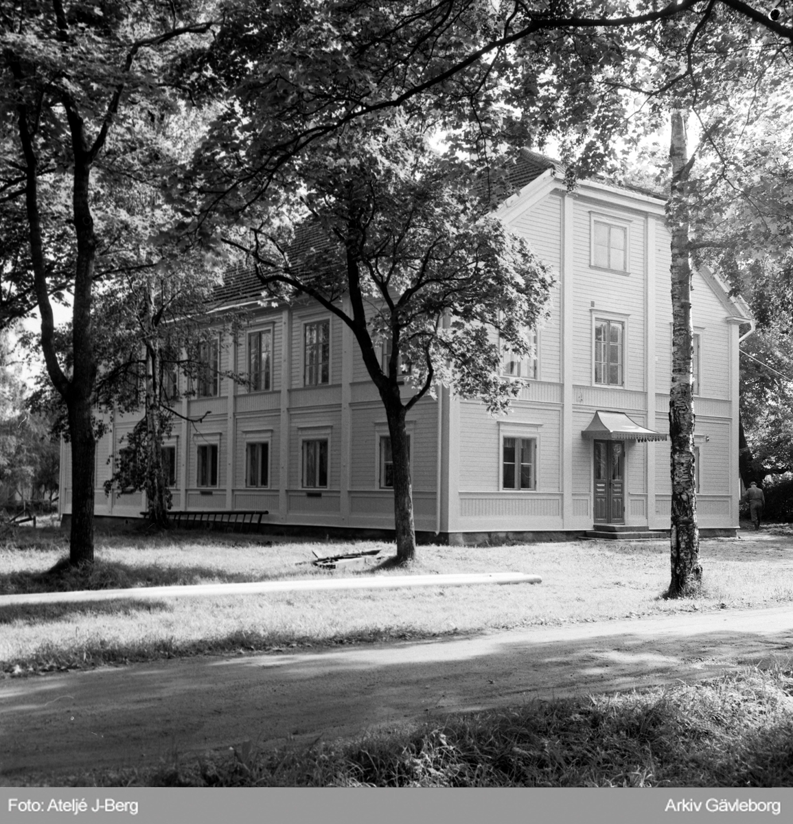 Exteriör på Nynäsgården, 1958.