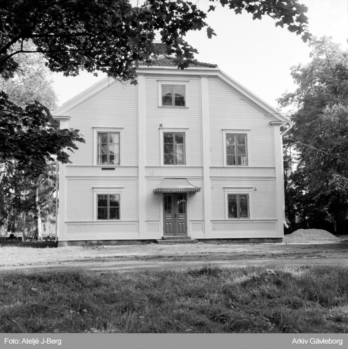 Exteriör på Nynäsgården, 1958.