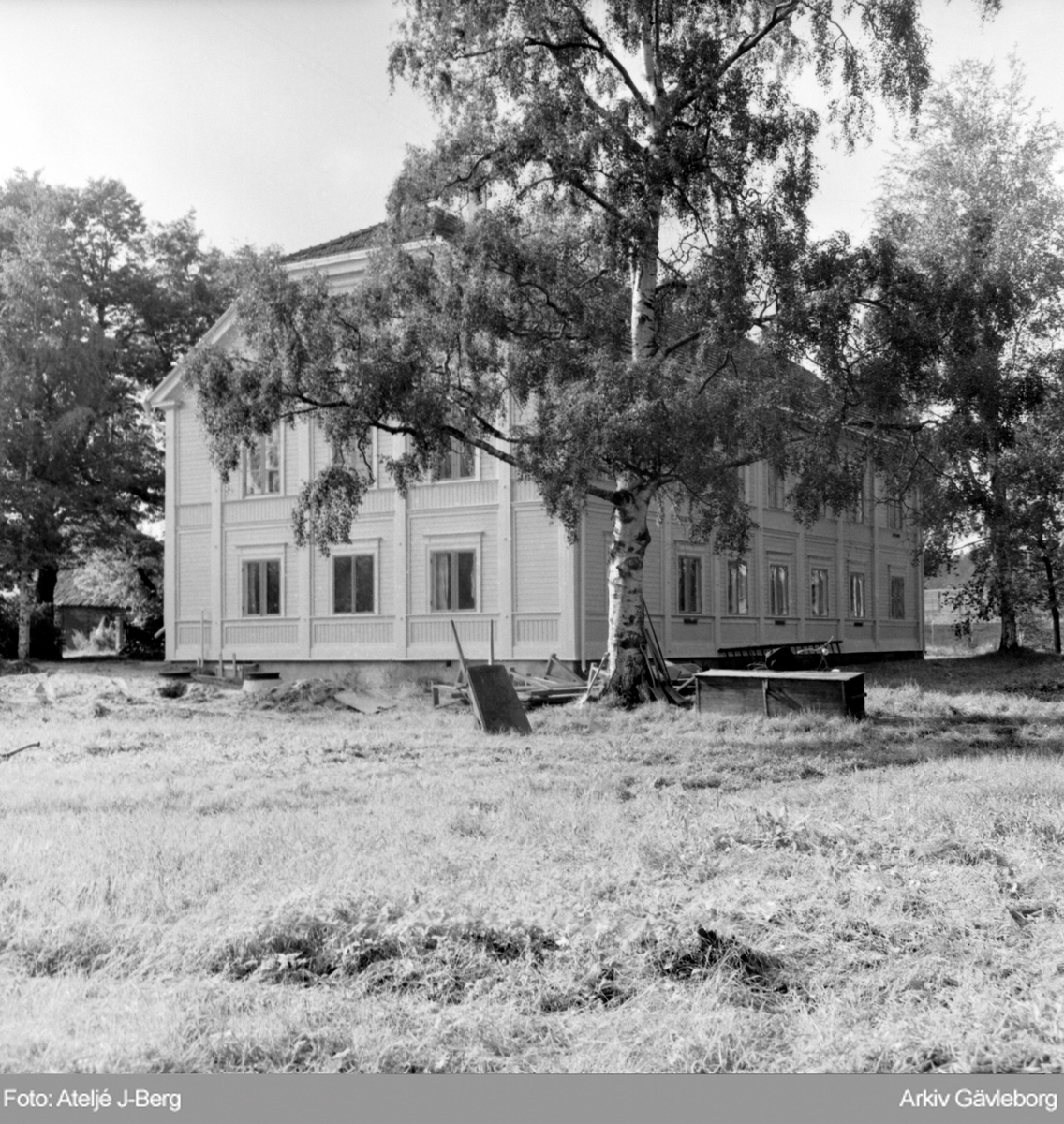 Exteriör på Nynäsgården, 1958.